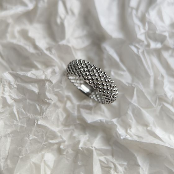 Серебряное кольцо без камней