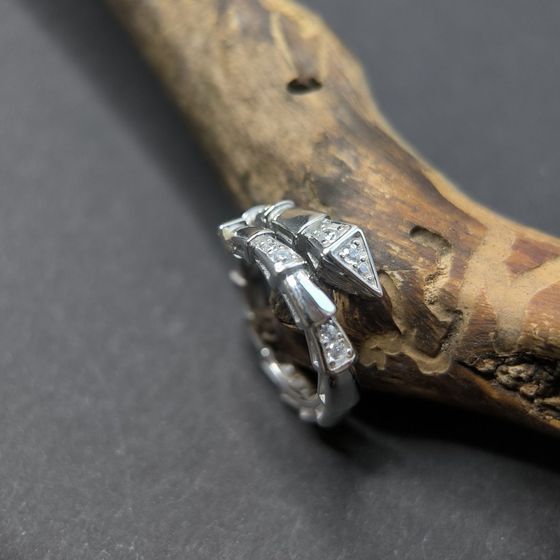 Silver Ring with Fianites