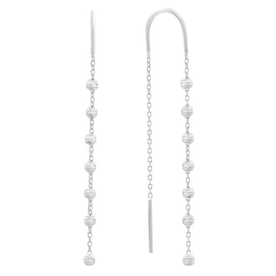 Gold earrings without stones