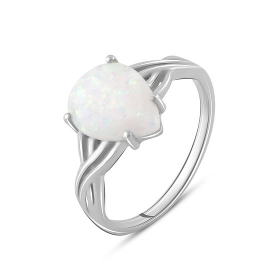 Срібна каблучка з опалом 1,288 карата