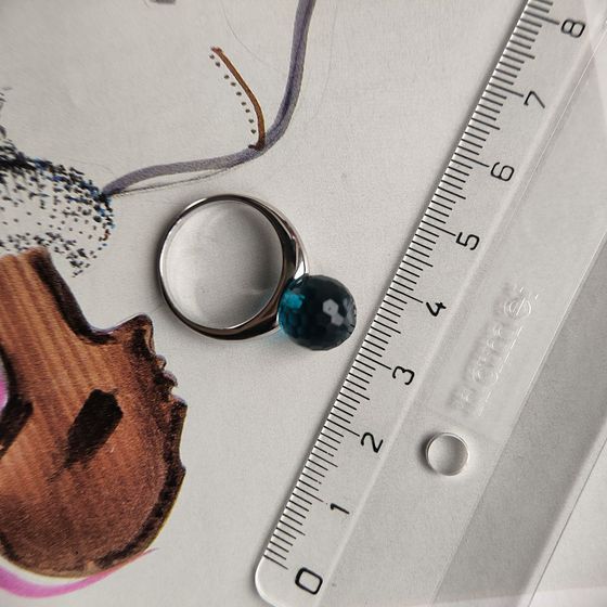 Silver Ring with Fianites