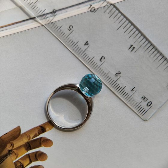 Silver Ring with Fianites