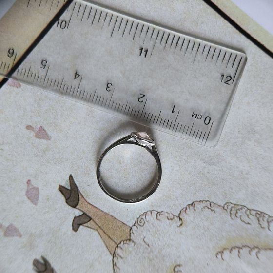Silver Ring with Fianites