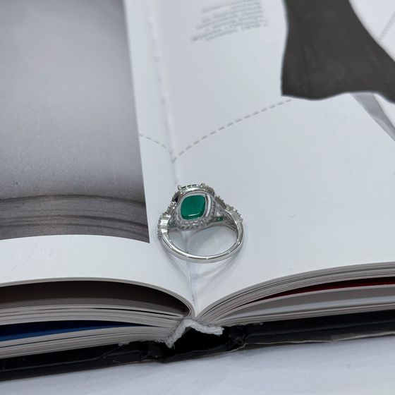 Серебряное кольцо с агатом 3.492ct