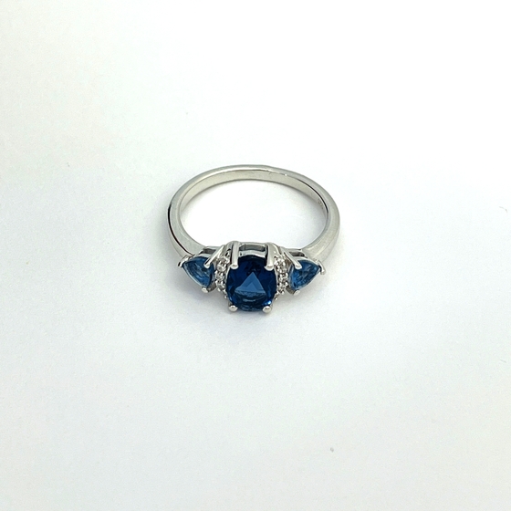 Срібна каблучка з танзанітом nano 1.617ct