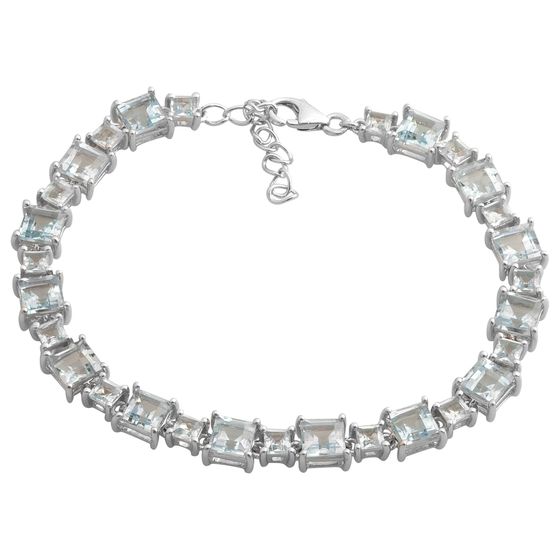 Серебряный браслет с топазом 14.85ct