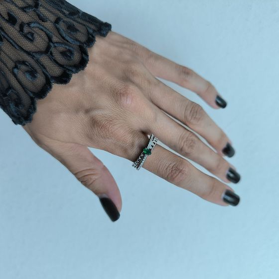 Срібна каблучка з агатом 0.577ct