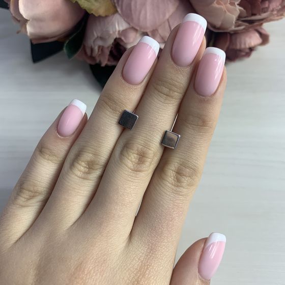 Срібні сережки без каменів