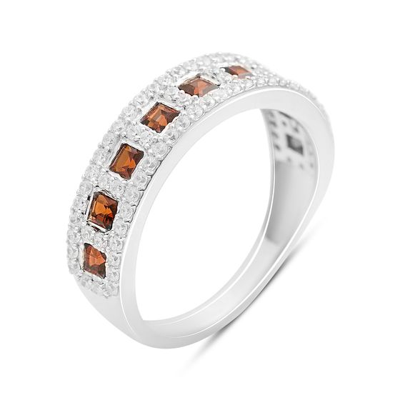 Срібне кільце з гранатом 1.503ct