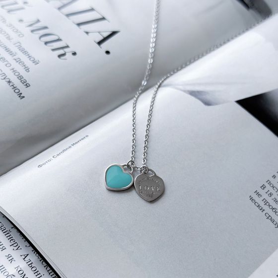 Silver necklace with yemallu