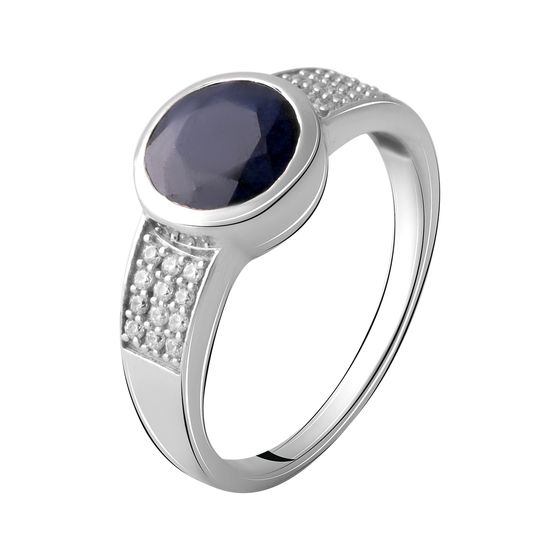 Серебряное кольцо с сапфиром 2.502ct