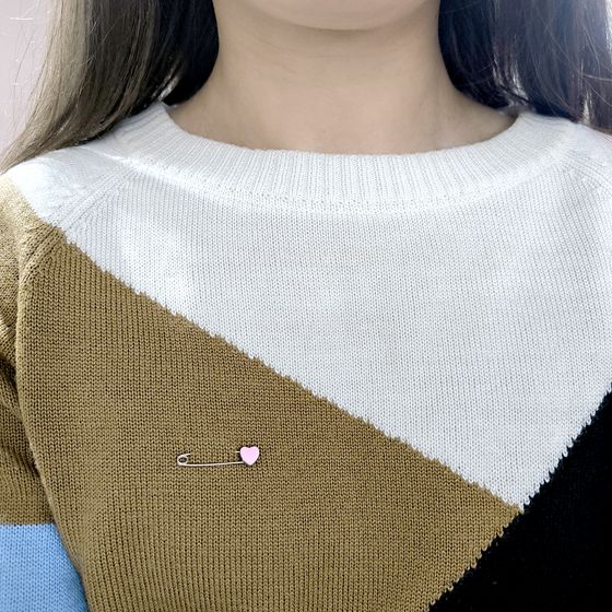 Серебряная подвеска с емаллю