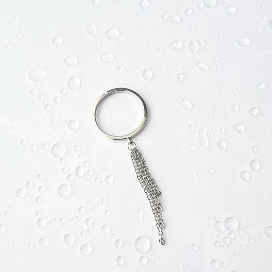 Silver ring without stones