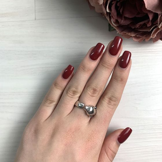 Silver ring without stones