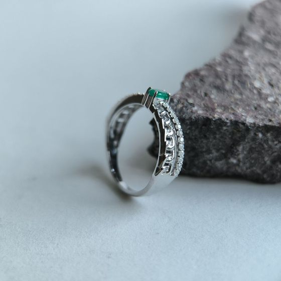 Срібна каблучка з агатом 0.577ct