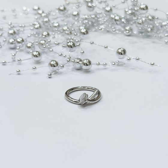 Silver Ring with Fianites