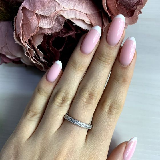 Silver Ring with Fianites