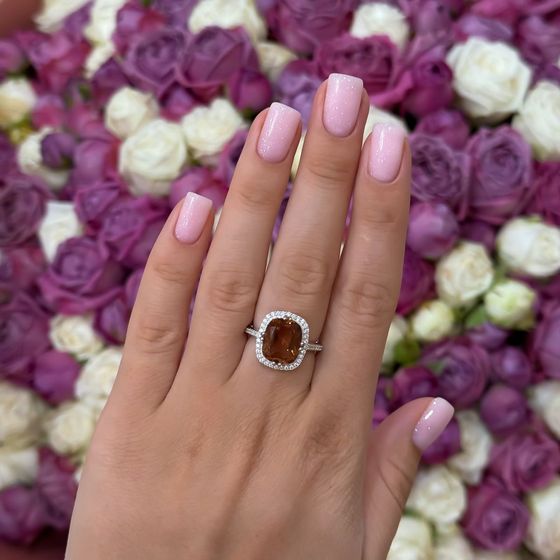 Серебряное кольцо с султанитом 5.503ct