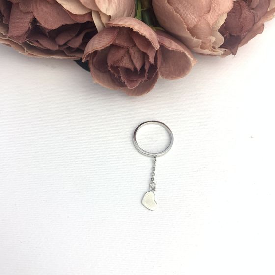 Silver ring without stones