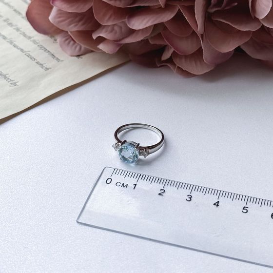 Срібна каблучка з топазом 2.248ct