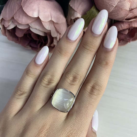 Silver Ring with a Cat's Eye
