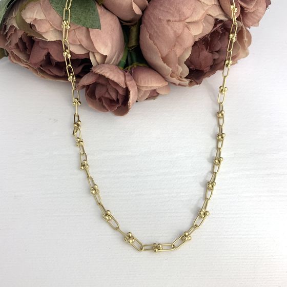 Золоте кольє без каменів