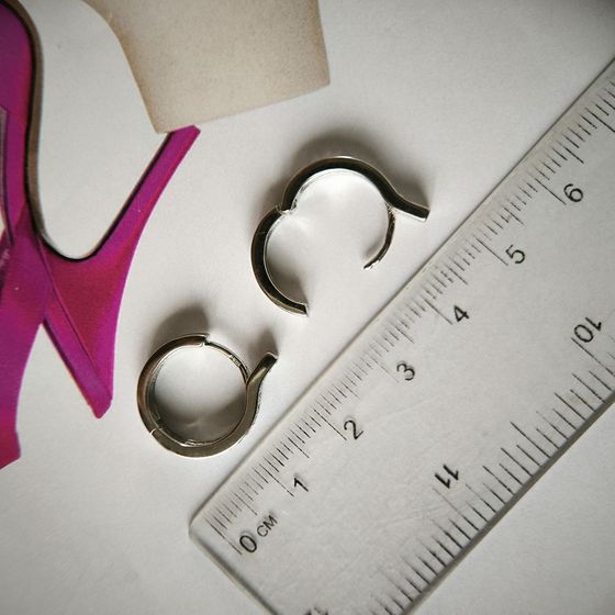 Silver Earrings with Fianites