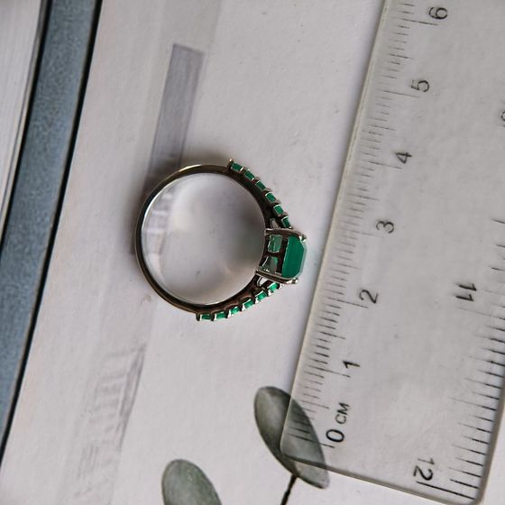 Срібна каблучка з агатом 1.385ct