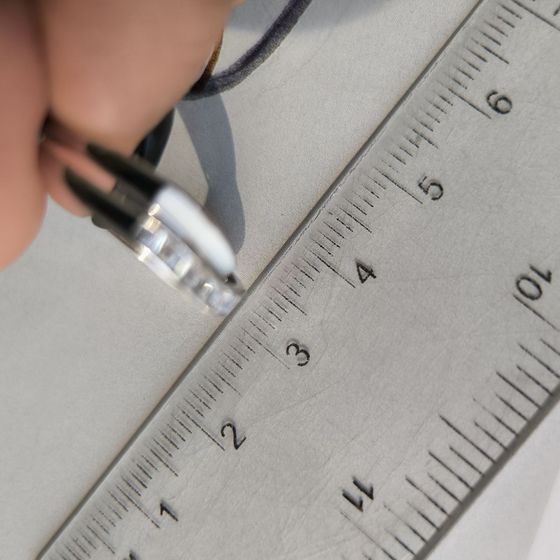 Silver ring with yemallu, fianites