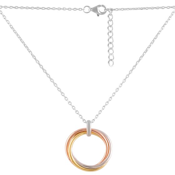 Silver necklace without stones