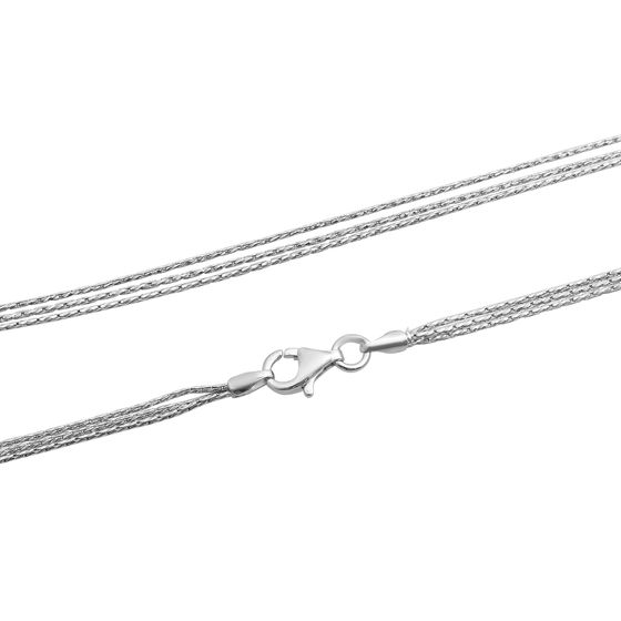 Срібний ланцюжок без каменів