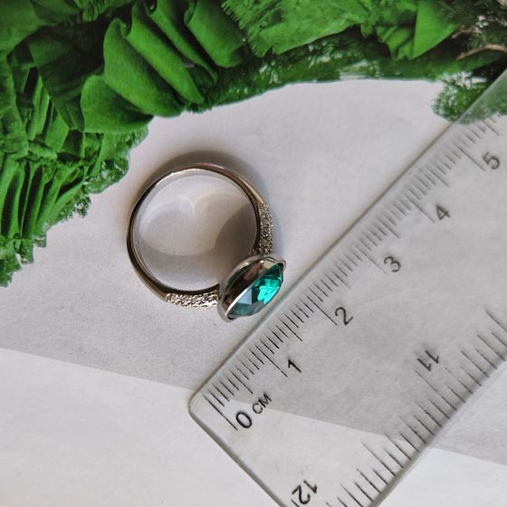 Silver Ring with Fianites