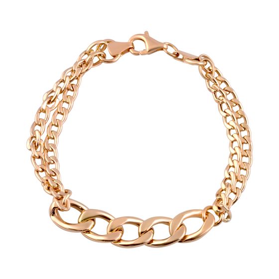 Gold bracelet without stones