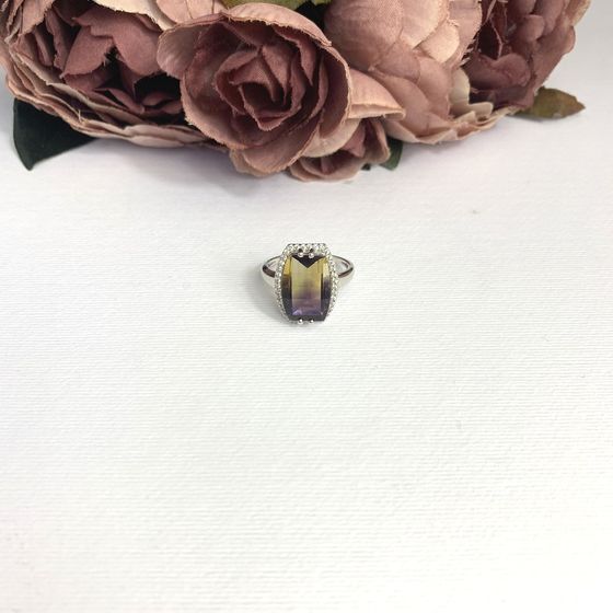 Серебряное кольцо с аметрином nano 5.673ct