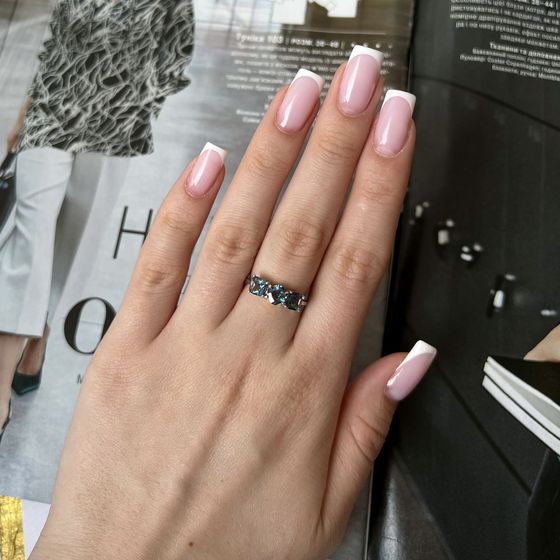 Серебряное кольцо с мистик топазом 1.475ct