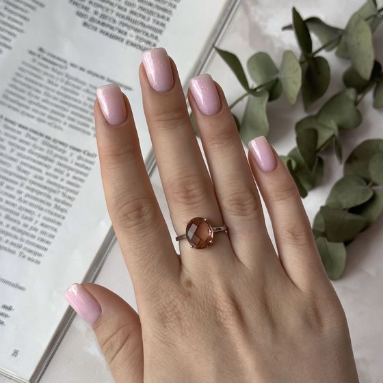 Срібна каблучка з султанітом 4,525 карата