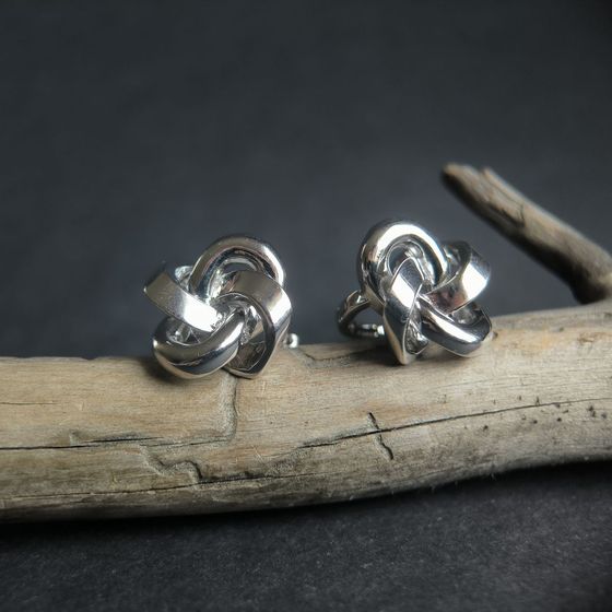 Срібні сережки без каменів