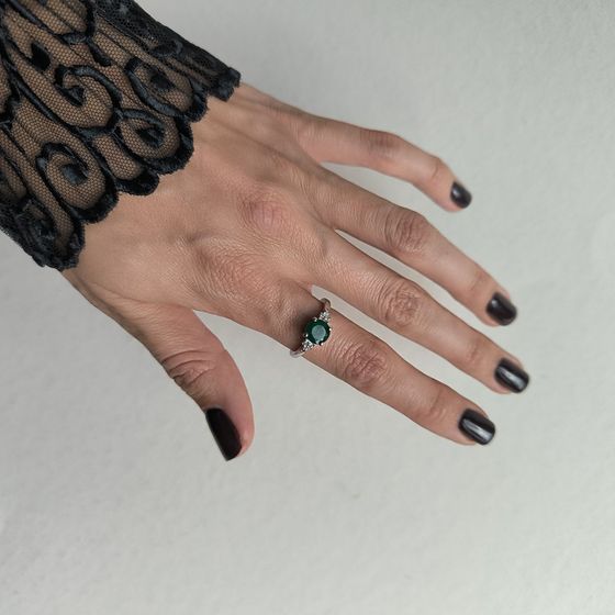 Срібна каблучка з агатом 1.332ct