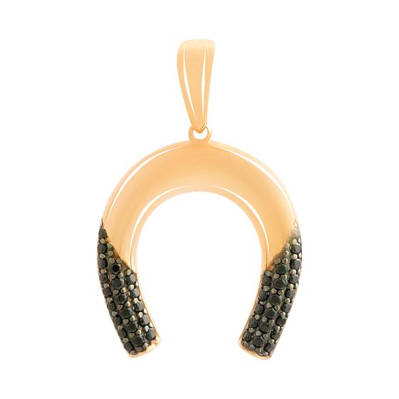 Срібна підвіска з фіанітами 0.42ct