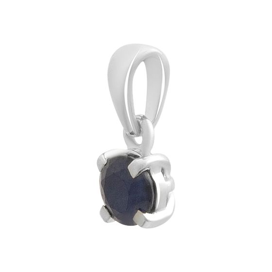 Серебряная подвеска с сапфиром 0.655ct