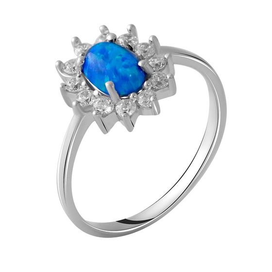 Серебряное кольцо с опалом 0.867ct