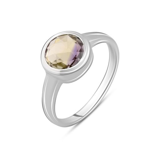 Серебряное кольцо с аметрином nano
