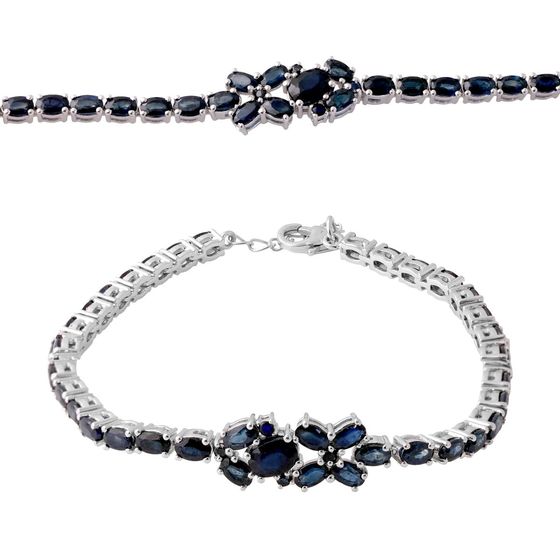 Срібний браслет із сапфіром 10.483ct