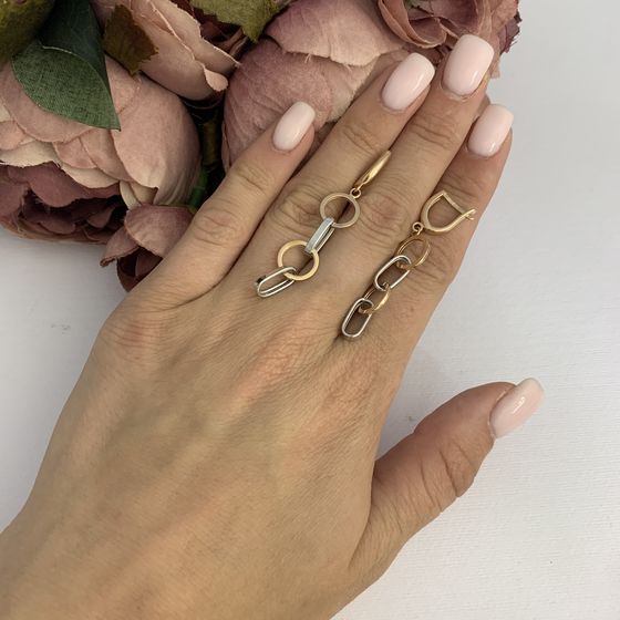 Золоті сережки без каменів