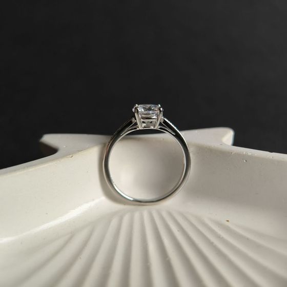 Silver Ring with Fianites