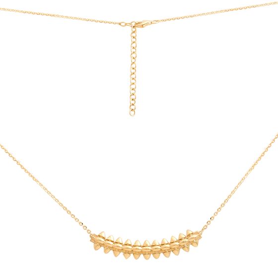 Золотое колье без камней