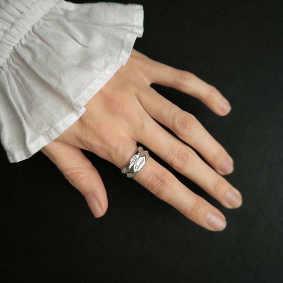 Срібна каблучка з фіанітами 0.36ct