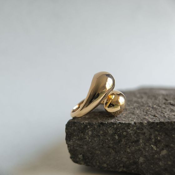 Silver ring without stones