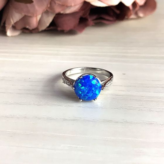 Серебряное кольцо с опалом 1.722ct