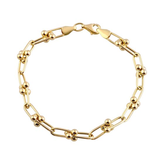 Gold bracelet without stones